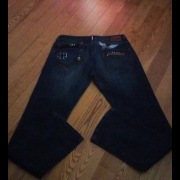 Robin's Jean Denim - WOMENS ROBIN JEANS SIZE 32 MEDIUM DARK BLUE
